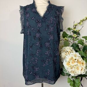 CABI | Evermore Flutter Sleeve Butterfly Top | Style #3065 | Large